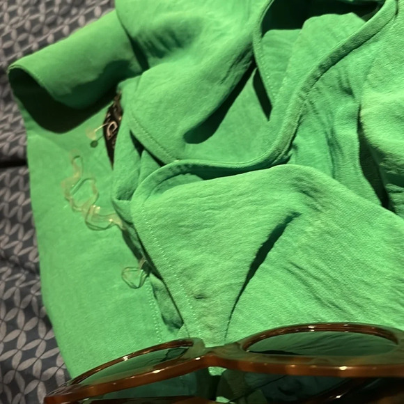 Ninewest round leopard frames chic sunglasses - Picture 6 of 13